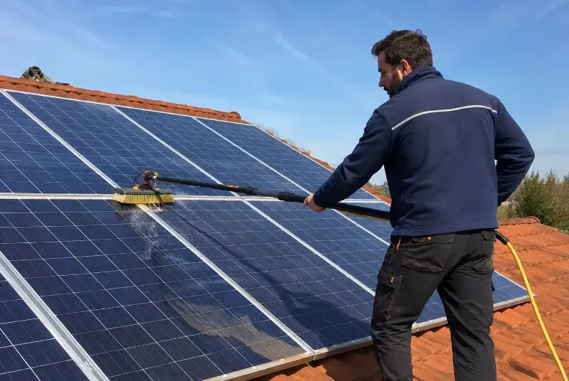 Nettoyage et entretien de panneaux solaires à Marsonnas